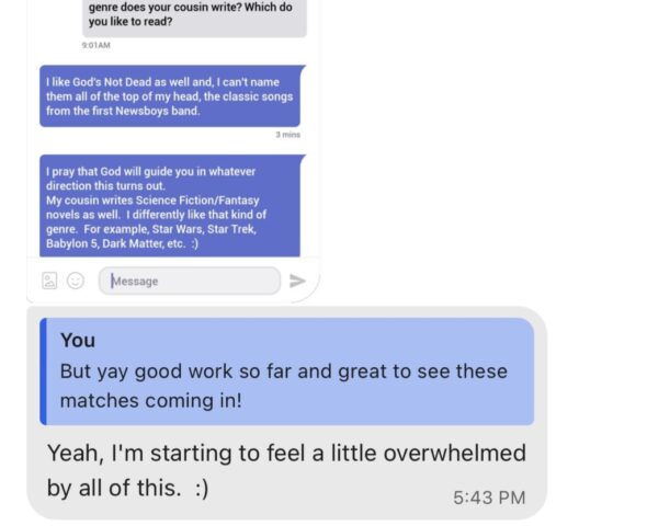 Overwhelmed by many matches