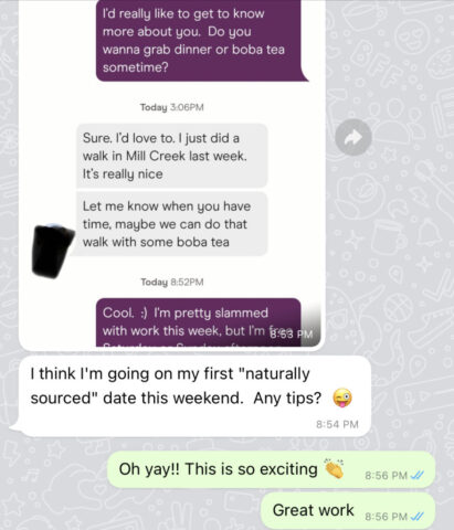 First date, ever