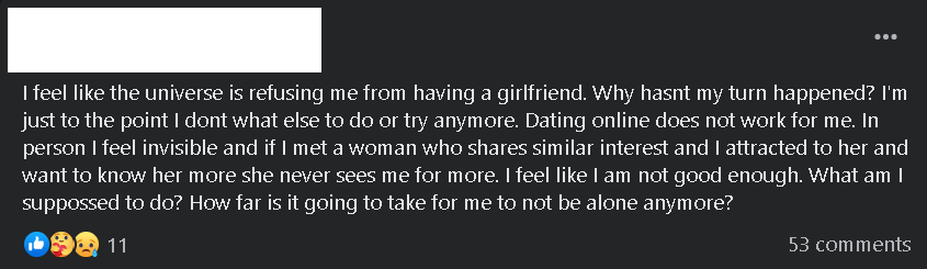 Have you tried everything to find a girlfriend but nothing works? 1